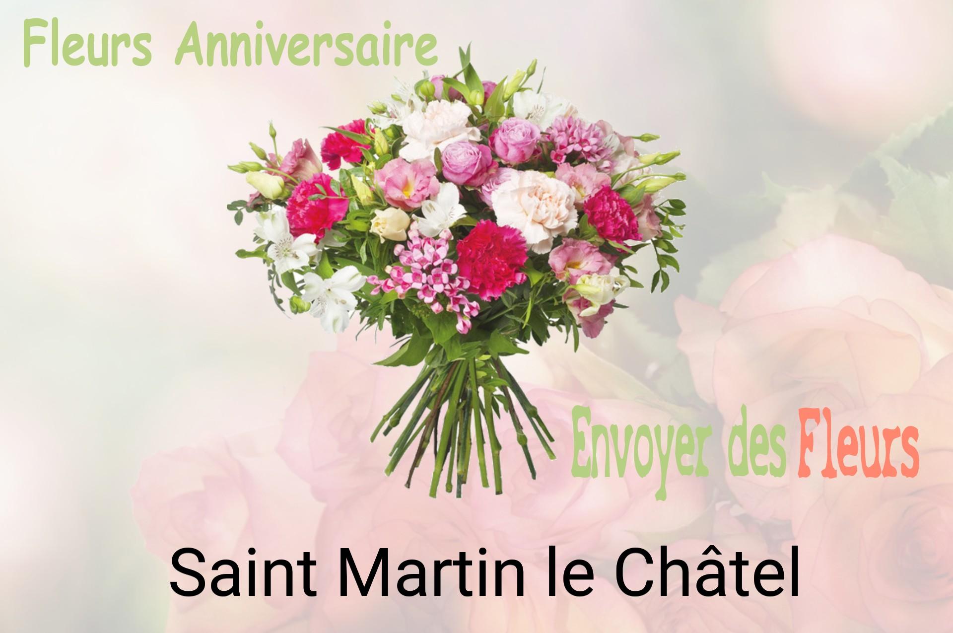 Bouquet de fleurs d’anniversaire livré à Saint-Martin-le-Châtel